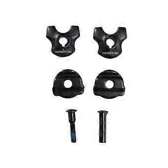Braçadeira de espigão de assento de bicicleta para trilhos de selim de carbono Adaptador 7x9mm Tubo de espigão de bicicleta oval / clipes redondos-hy