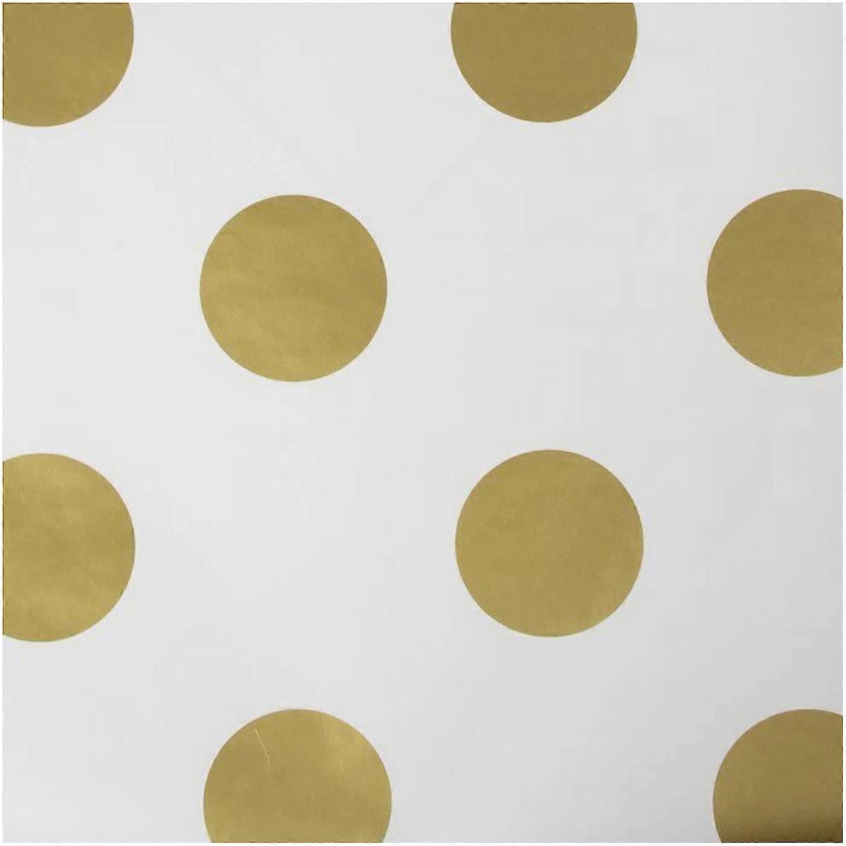 Gold Dotty Wallpaper