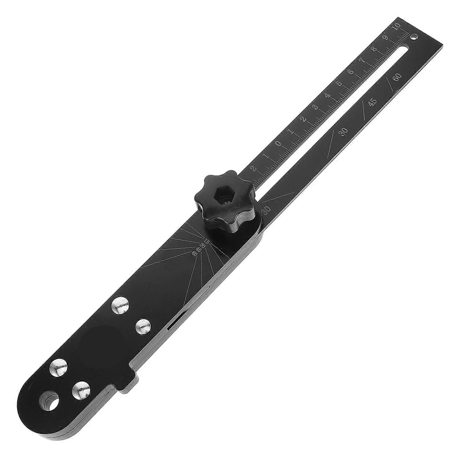 Woodworking Angle Ruler Adjustable Measuring Tool 2Pcs for Convenient Use