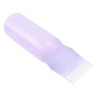 Hairdressing Bottle for Hair Coloring with Comb Applicator Violet