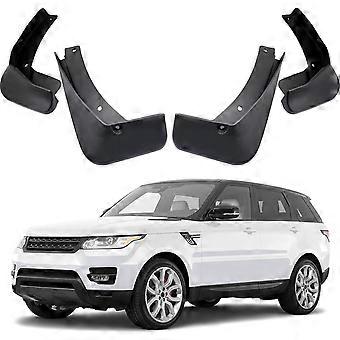 Skvettlapper Skvettlapper Skjermer Kompatibel med 2014-2022 Land Rover Range Rover Sport (ingen SVR-modeller), 4 stk. skvettskjermsett, svart