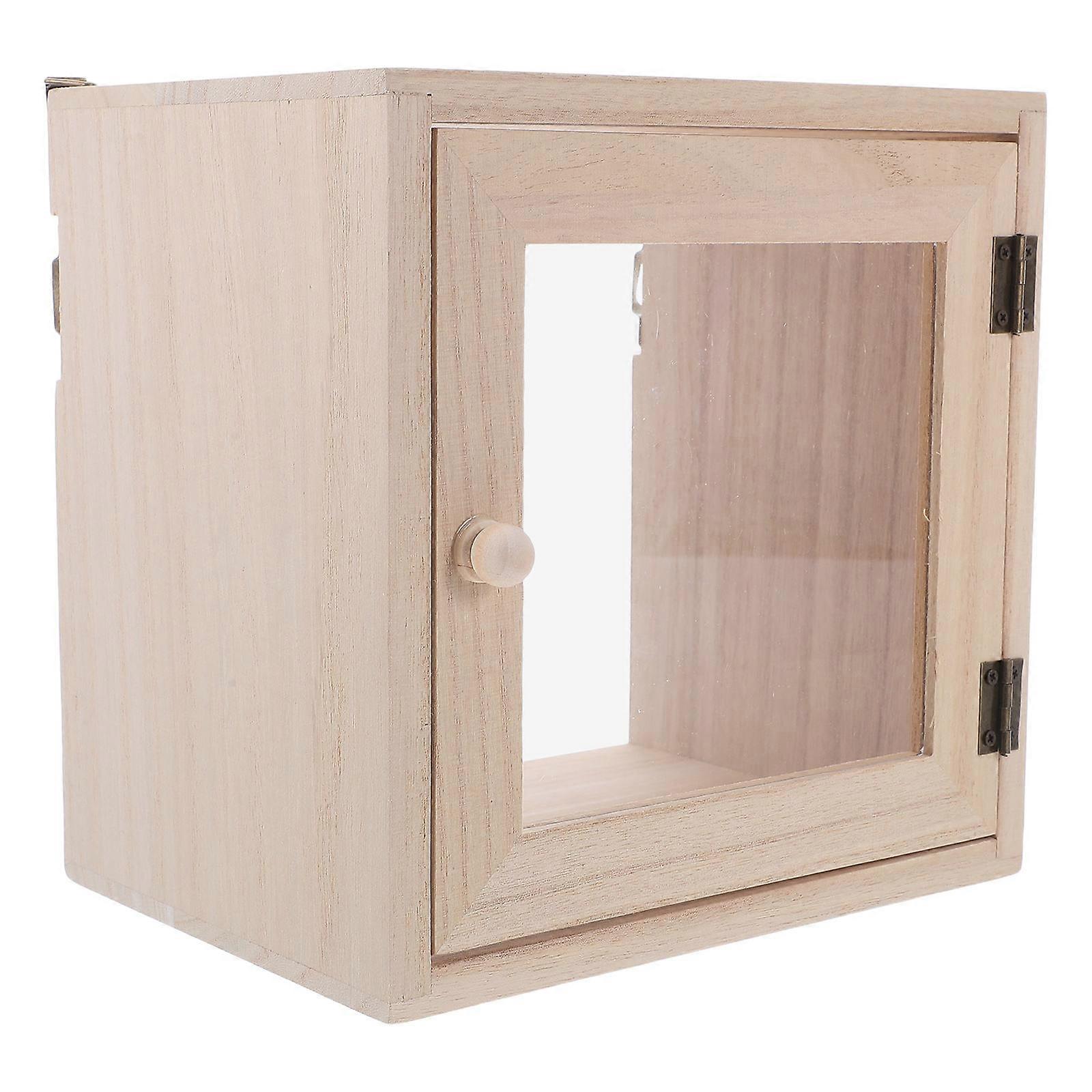 Secure Wood Milk Box with Lock for Outdoor Milk Storage