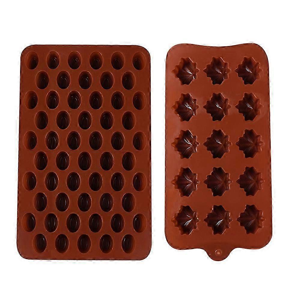 Chocolate Baking Mold Silicone Kitchen Molds for Baking Use 2Pcs Set