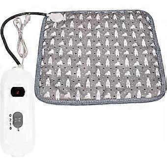 Heating Mat Dog Cats Pet Heating Pad Waterproof Electric Blanket Small Pet Winter Heating Pads 45x45cm - - - -