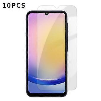 Für Samsung Galaxy A25 5G (Global) (161 mm) 10 Stück HD-Displayschutzfolie aus hochwertigem Aluminium-Silikon mit Anti-Finish-Beschichtung