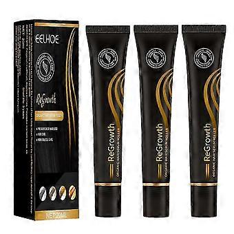3X 20ml Regrowth Hair Serum Roller Biotin Hair Growth Serum Triple Roll-On Massager Hair Growth Essence for Men and Women