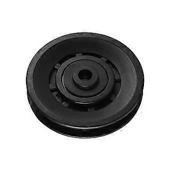 WINOMO Pulley Wheels Universal Wearproof Abration Bearing Pulley Wheel Guide Wheel Gym Fitness Equipment Part (Black)
