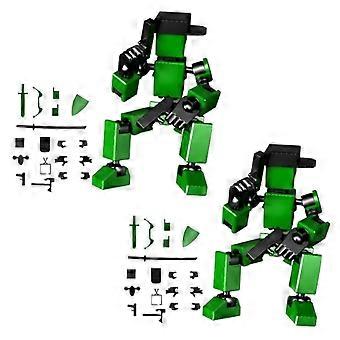 Mini Titan 13 Action Figure 3D Printed Full Body Movable Robot Toy Stop Motion Figure Desktop Decoration Creative Gift for Kids Teens (Blue)