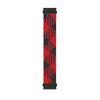 20mm/22mm Solo Loop Nylon Braided Watch Strap Elastic Belt Bracelet Replacement Compatible Garmin