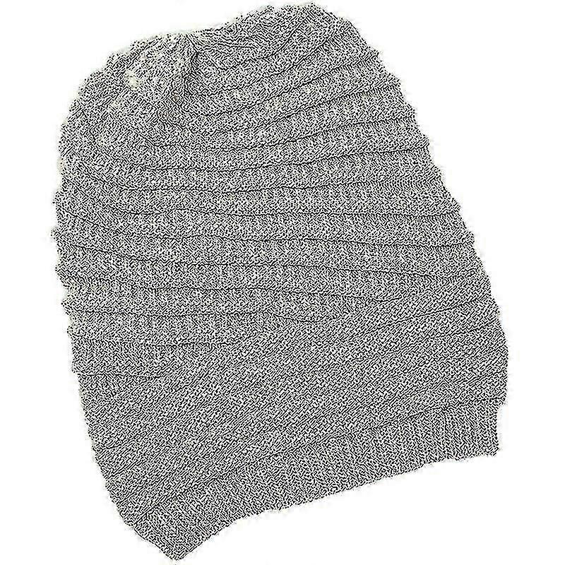 Damen gestrickte Slouchy Mütze Winter Warm Cap_c