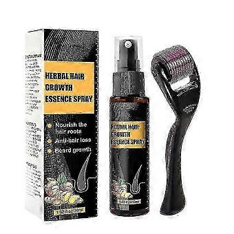 New EELHOE Hair Regrowth Spray Serum Ginger Anti-Hair Loss Essential Oil Dredges