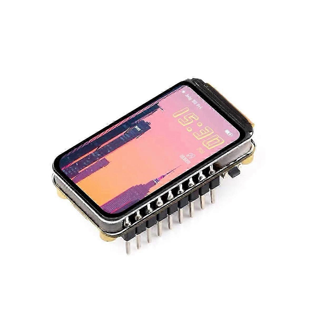 Çift Çekirdekli Mikrodenetleyici Geliştirme Kartı, 1,47 İnç Dokunmatik LCD, WiFi, Bluetooth 5, 6 Eksenli IMU, Mikro SD Kart Yuvası, Lehim Pin Başlığı