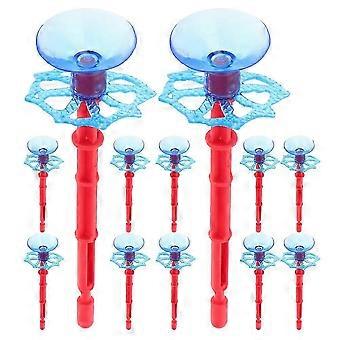 12pcs Spider Web Launcher Replacement Sucker Arrows for Outdoor Sports Game and Party Cosplay Fun Replacement Suction Cup Arrows