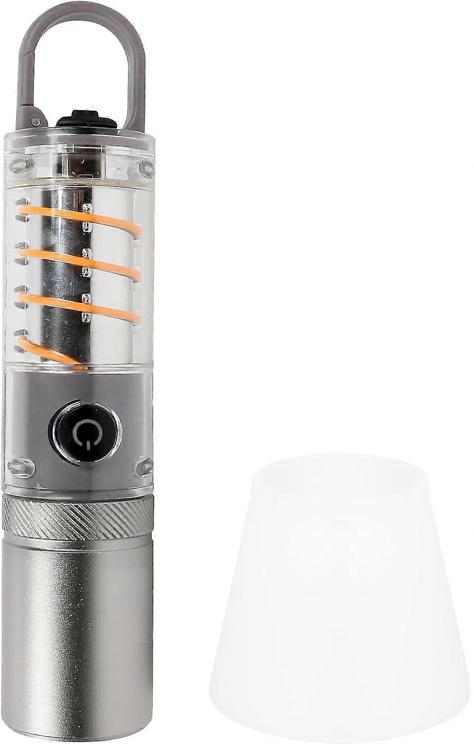 Handheld Camping Lantern Flashlight Type-C Rechargeable High Lumens Zoomable LED Flashlight Worklight