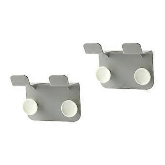 2er-Pack Wandmontierter Haartrocknerhalter Badezimmer-Haartrocknerhalter Home Haartrocknerhalter Aufbewahrungsbox