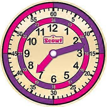 Scout Children Learning Watch Wood Pink-Purple 210000003