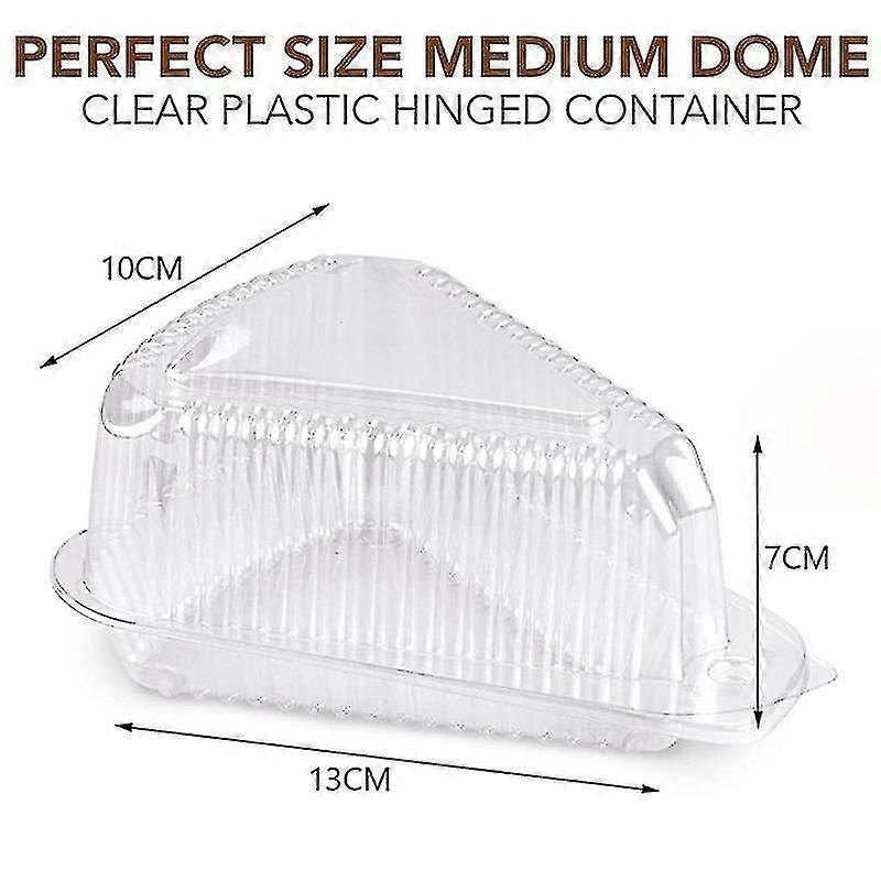 100pcs Triangle Cheesecake Boxes Slice Cake Box Triangle Pie Holders Cake Boxes For Party Wedding