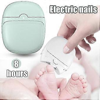 Elektrischer Nagelknipser für Erwachsene Kinder, automatischer Nagelknipser mit Licht, 2 in 1 Fingernagelschneider und Feile mit Nagelresten Aufbewahrungszubehör Supp