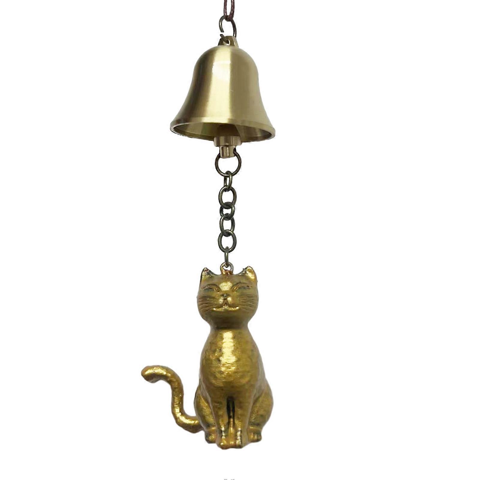Durable Metal Wind Chime with Cat Design and Rustproof
