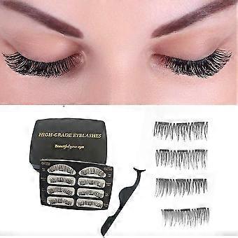NO.PS Magnetic 3D Reusable Natural Thick Faux Grafting Eyelashes with Clip fake eye lashes natural
