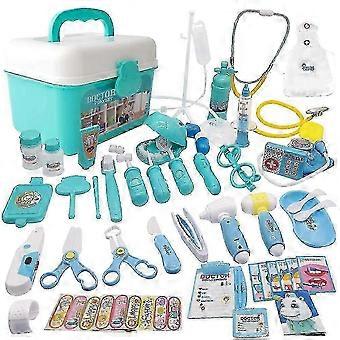 Doctor Toy Kits 48pcs Pretend Play Doctor Kit Brinquedos Estetoscópio Medical Kit Imagination Play