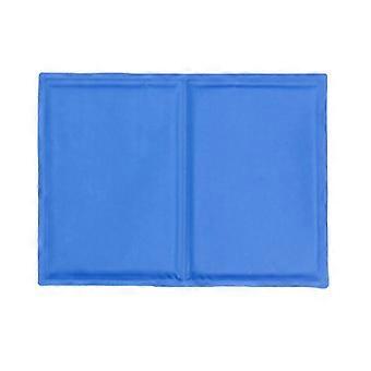 Reusable Pet Cooling Gel Pad, 40x30cm Blue Self Cooling Ice Pad for Dogs Cats Indoor Outdoor Use