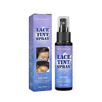 Laque pour cheveux perruque en dentelle - Changement temporaire instantané de couleur et de style des cheveux, formule douce, facile à laver, 30 ml pour une fête, un festival et un usage quotidien