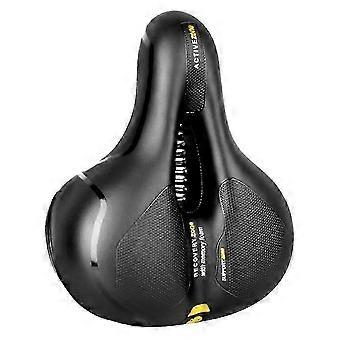 Sella da bicicletta cava e traspirante, sella per mountain bike e bici da strada, ammortizzante, comoda, per grandi sederi, colore giallo UW