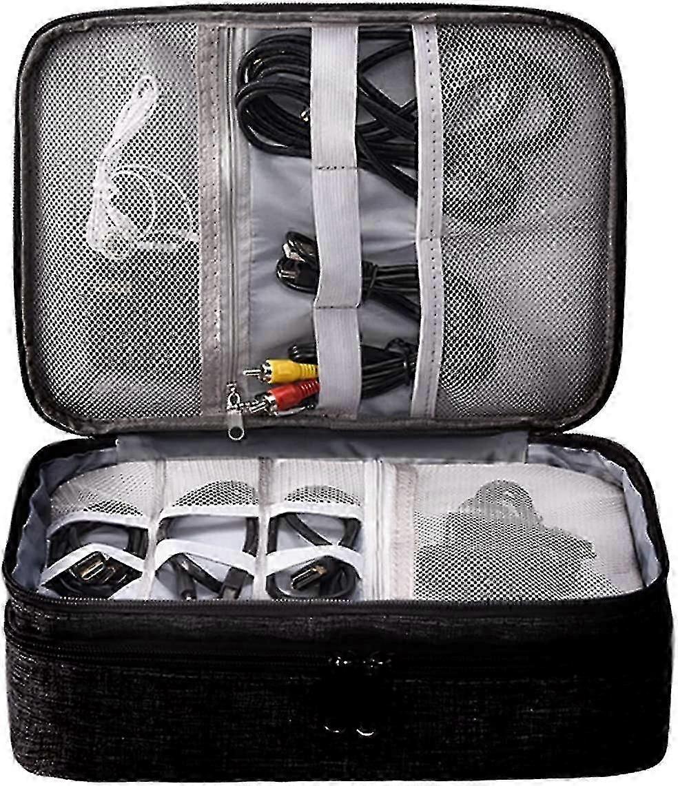 Electronics Travel Organizer, Waterproof 3 Layer Electronics Organizer