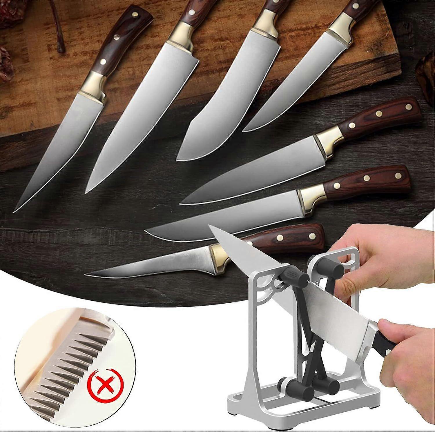 Full Metal Bracket Knife Sharpener - Safe, Easy-to-Use
