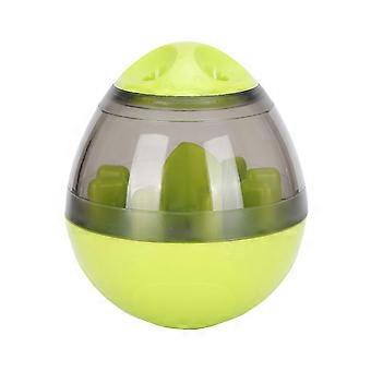 Pets Dogs Leaking Food Dispenser for Tumbler Ball ABS PC Training Interactive Toys Green