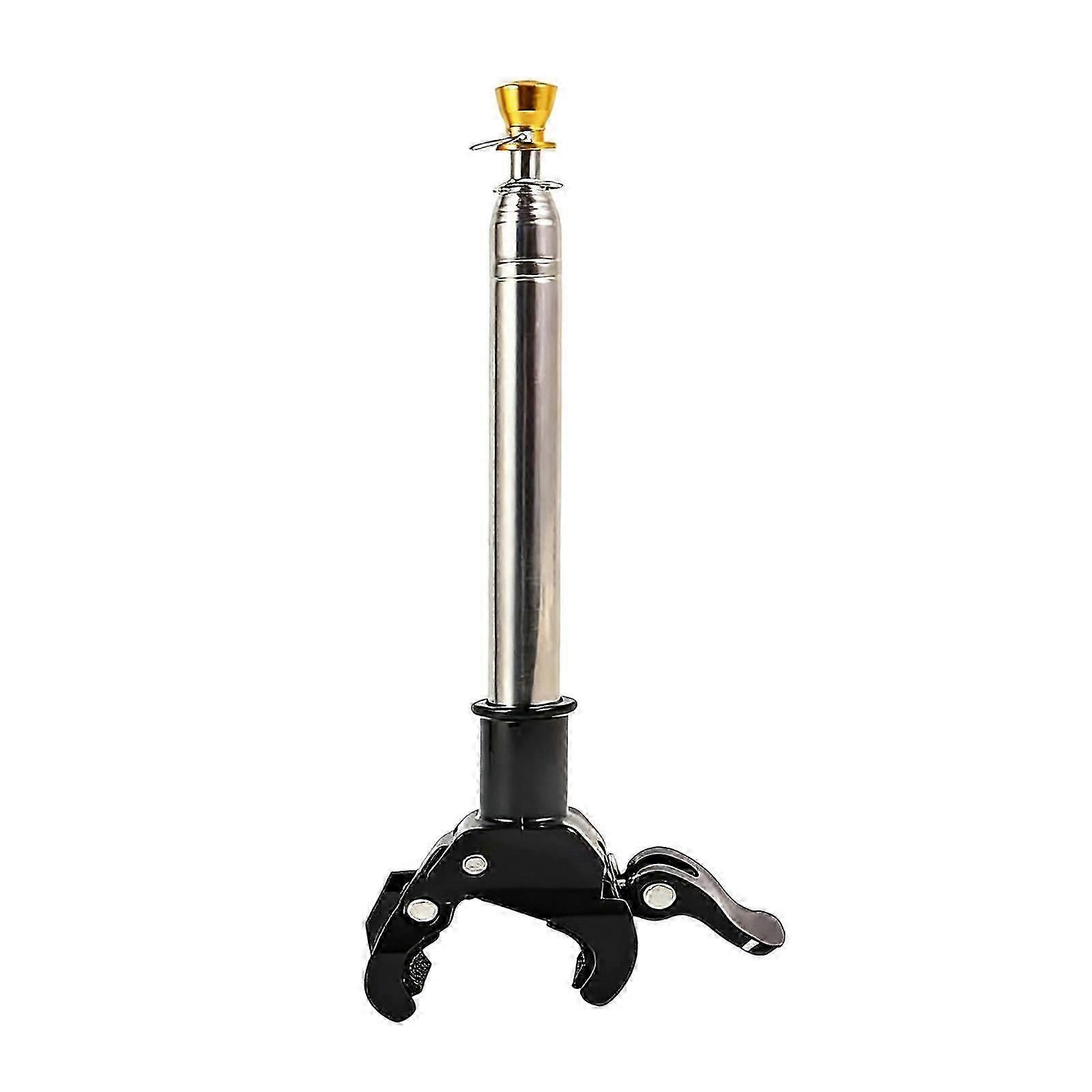 Motorcycle Flagpole Mount Display Outdoor Retractable Solid Flagstaff Stand