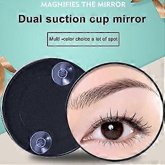 30X Magnifying Mirror with 2 Suction Cups 3.5 inches Magnified Makeup Mirror and Slant Tweezers Travel Magnifying Mirror Stick on Shower Mirror for Pl