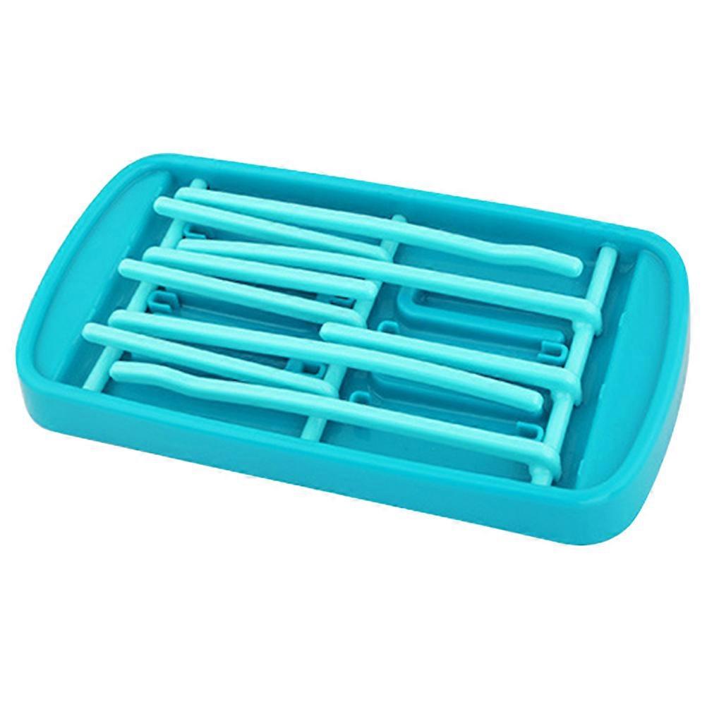 Blue Foldable Baby Bottle Rack for Bottle Drying Bracket