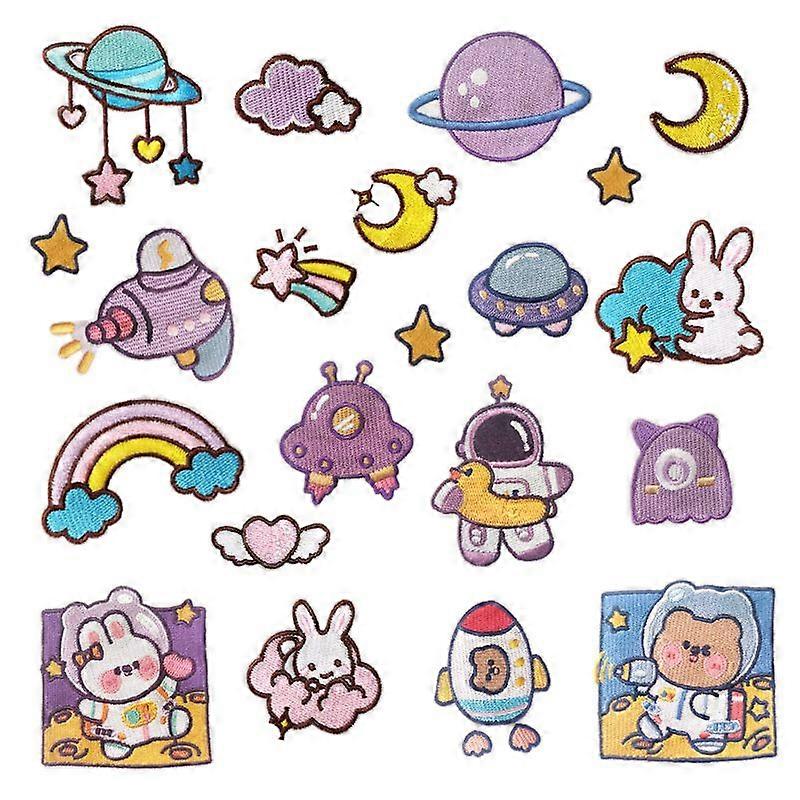 Planet Cloth Patch Combo 19 Pack* Hot Melt Adhesive Cloth Patch