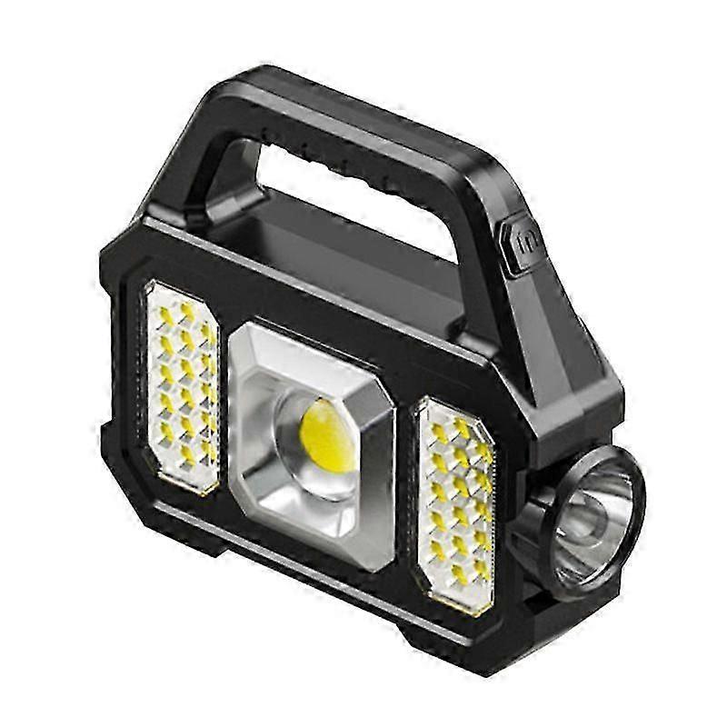 Multifunctional outdoor waterproof solar glare flashlight