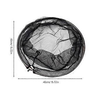 Nylon Landing Net Head with Stainless Steel Frame for Fishing 2Pcs Set