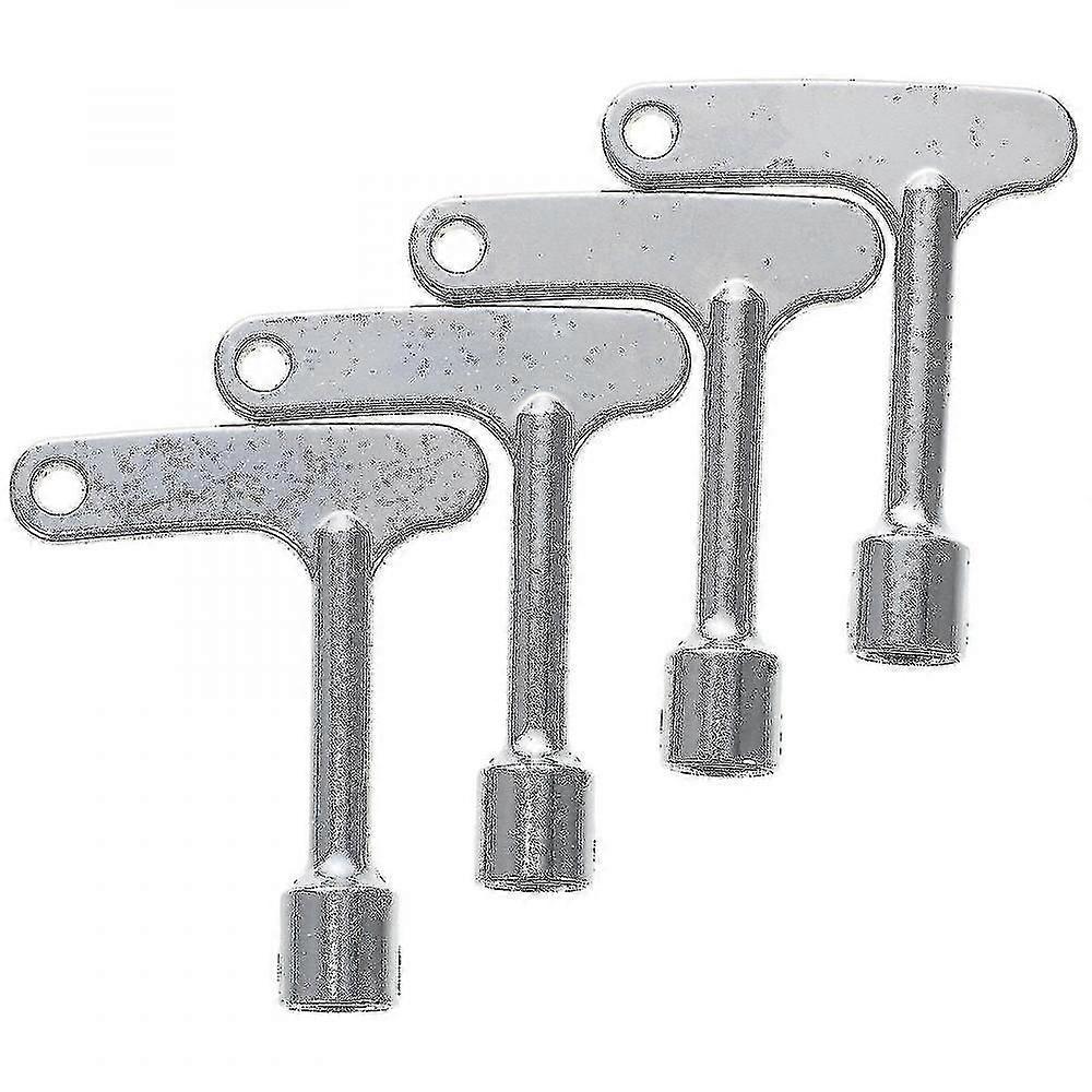 4pcs Elevator Key Elevator Service Key Triangle Panel Lock Triangle Spanner IHS