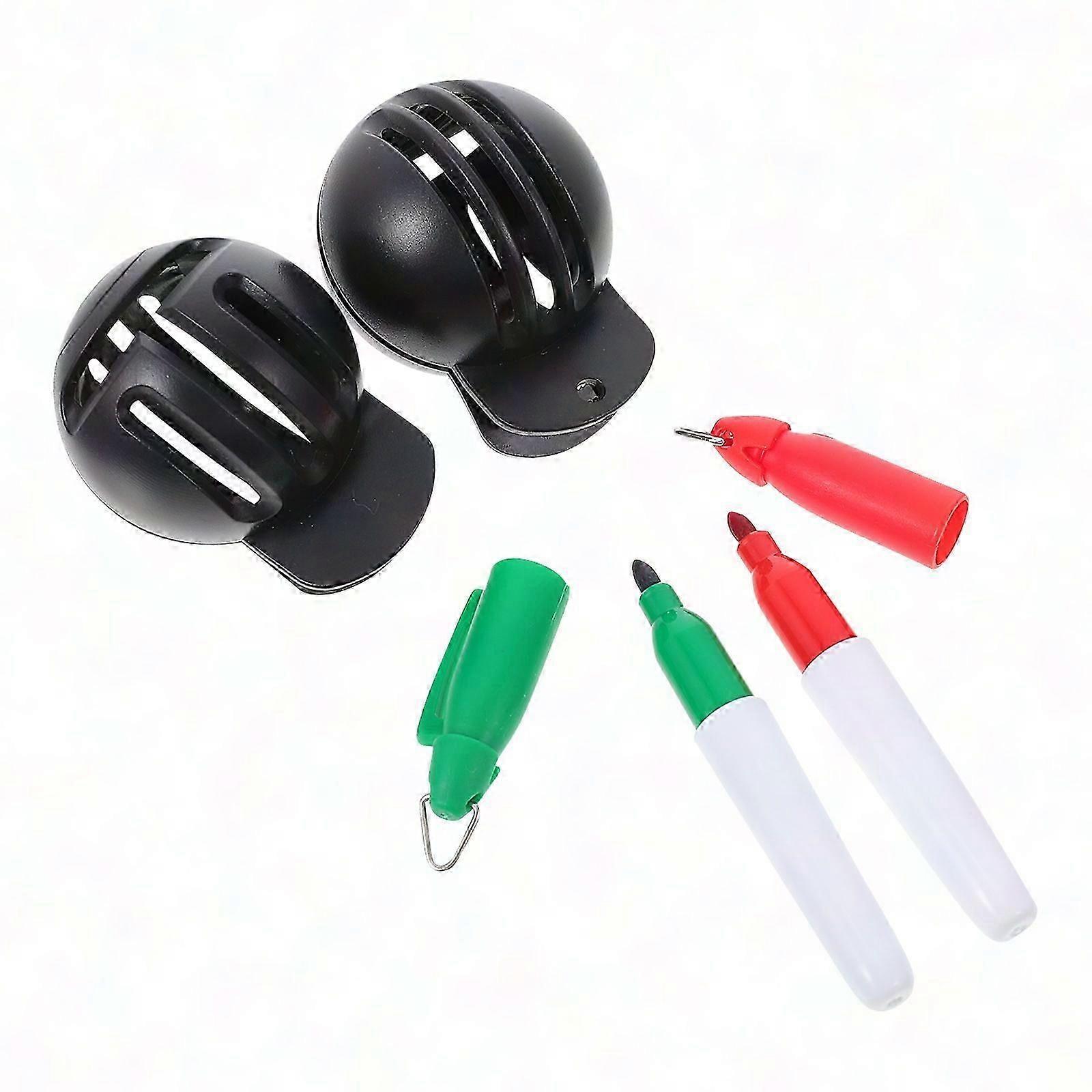 Golf Ball Alignment Stencil Marker Lawn Training Tool