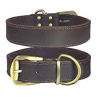 Comfort-Focused Genuine Leather Collar