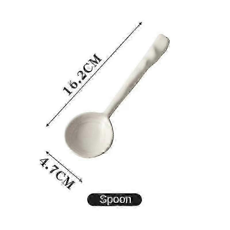 Oven-Safe Vintage Ceramic Spoon
