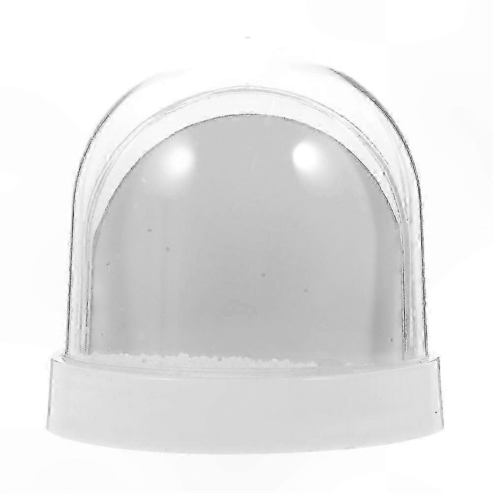 Customizable Snow Globe Ornament with Plastic Base compatible with Creative Crafting Projects 1 Set