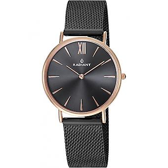 Radiant ny dagbok kvarts analog kvinna klocka med RA377615 rostfrittstål armband
