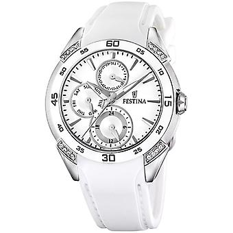 Festina f16394/1 Quartz Analog Woman Watch with Rubber Bracelet F16394/1