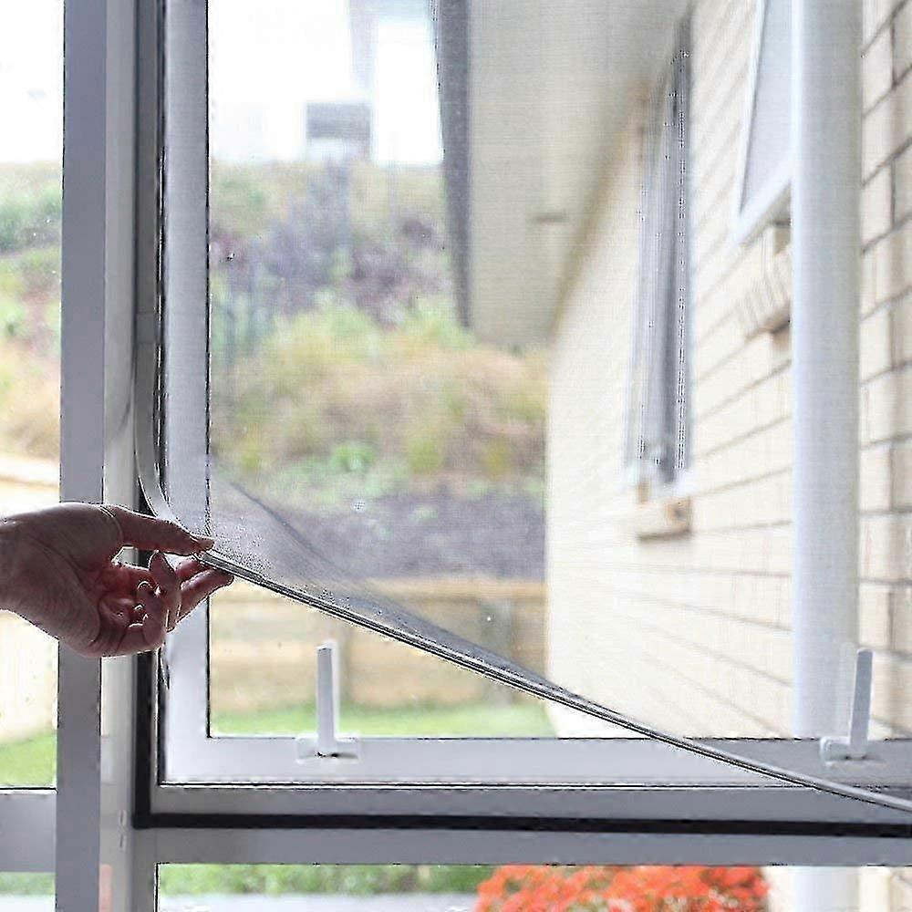 Adjustable Magnetic Fly Screen 100x130cm Waterproof Fireproof