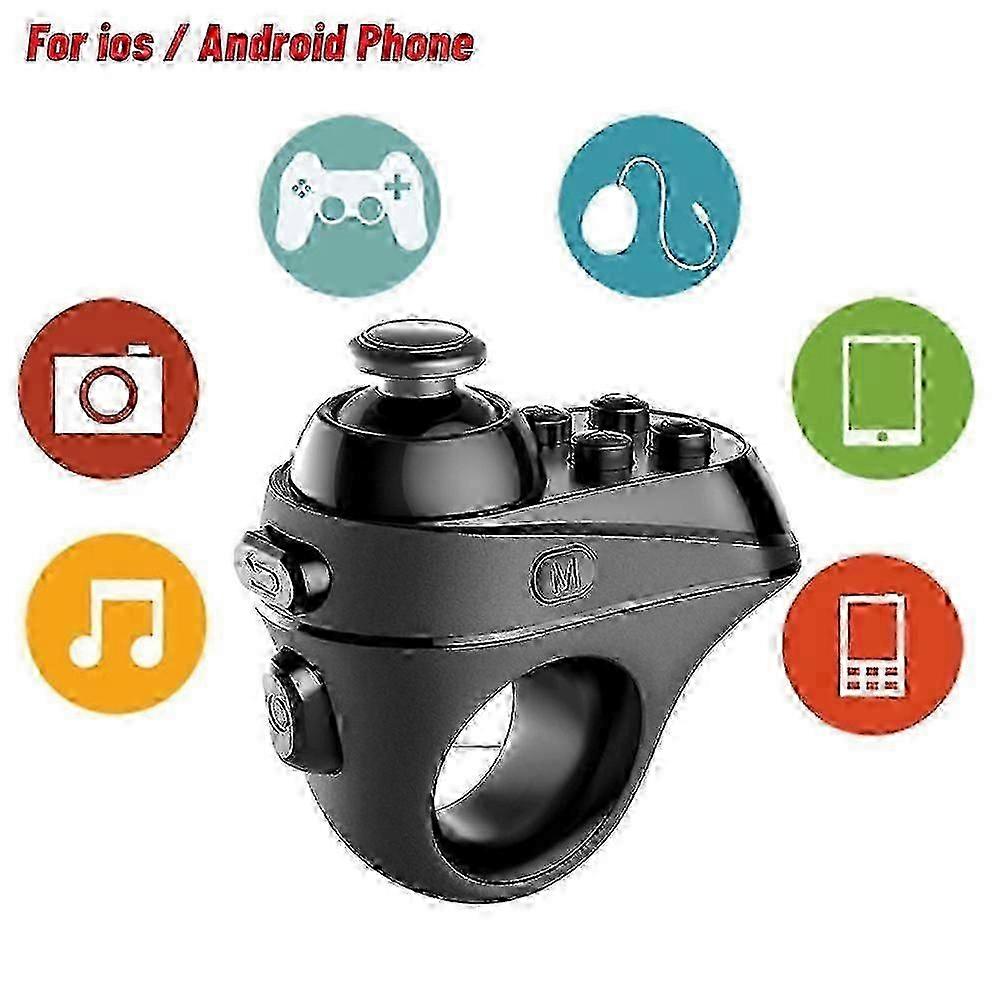 R1 Ring Shape Bluetooth VR Controller Wireless Gamepad compatible with iPhone Android Phone VR Headset Rechargeable VR Remote Controller