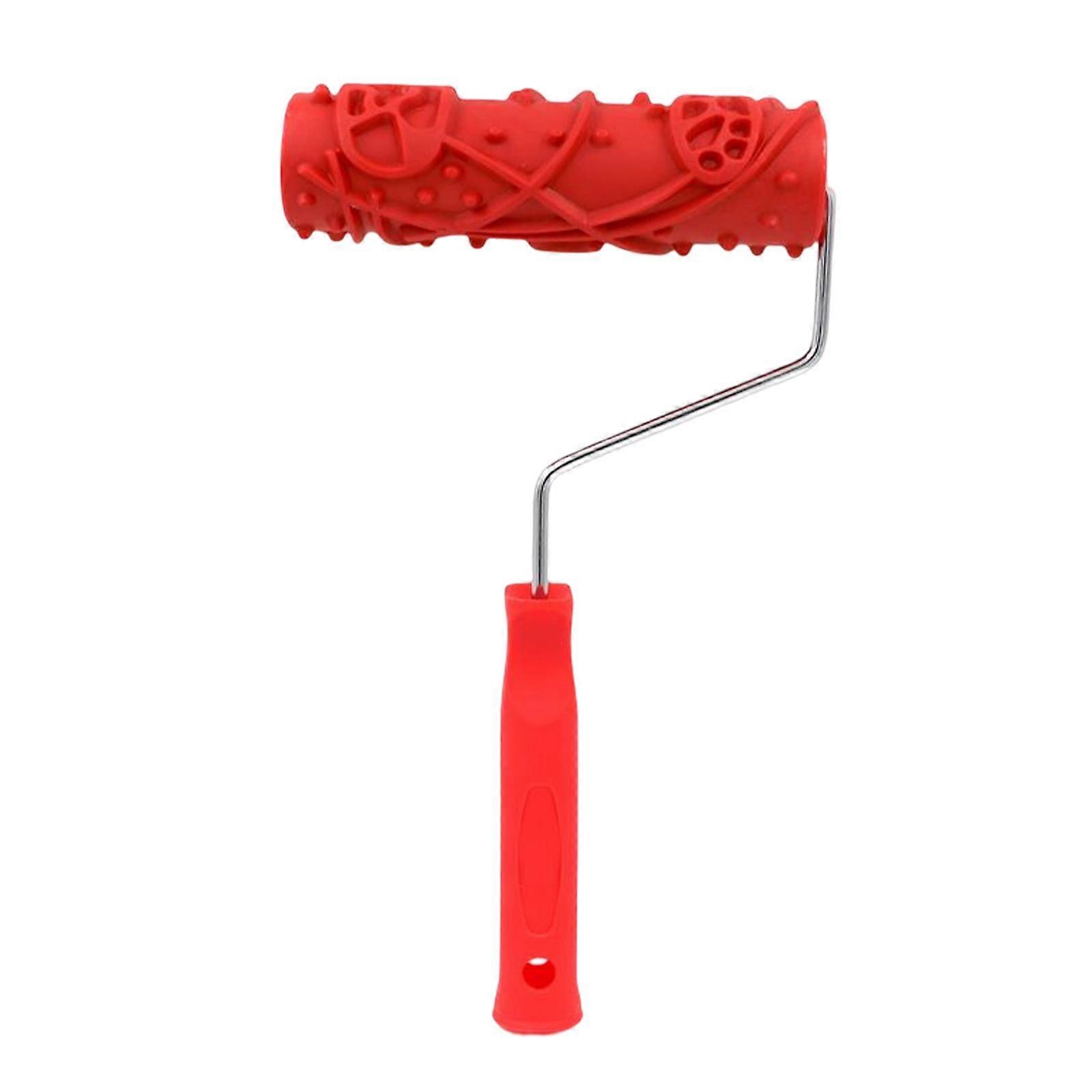 ,7" DIY Patterned Paint Roller, House Painting Tool Texture Decorative Soft