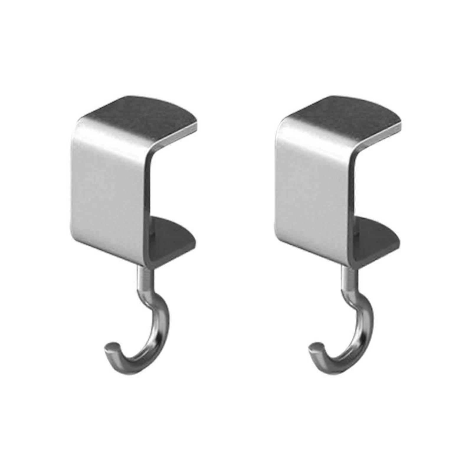 2 Pieces Desk Hanging Hook No Rotating Desk Hook Space-Saving for Students