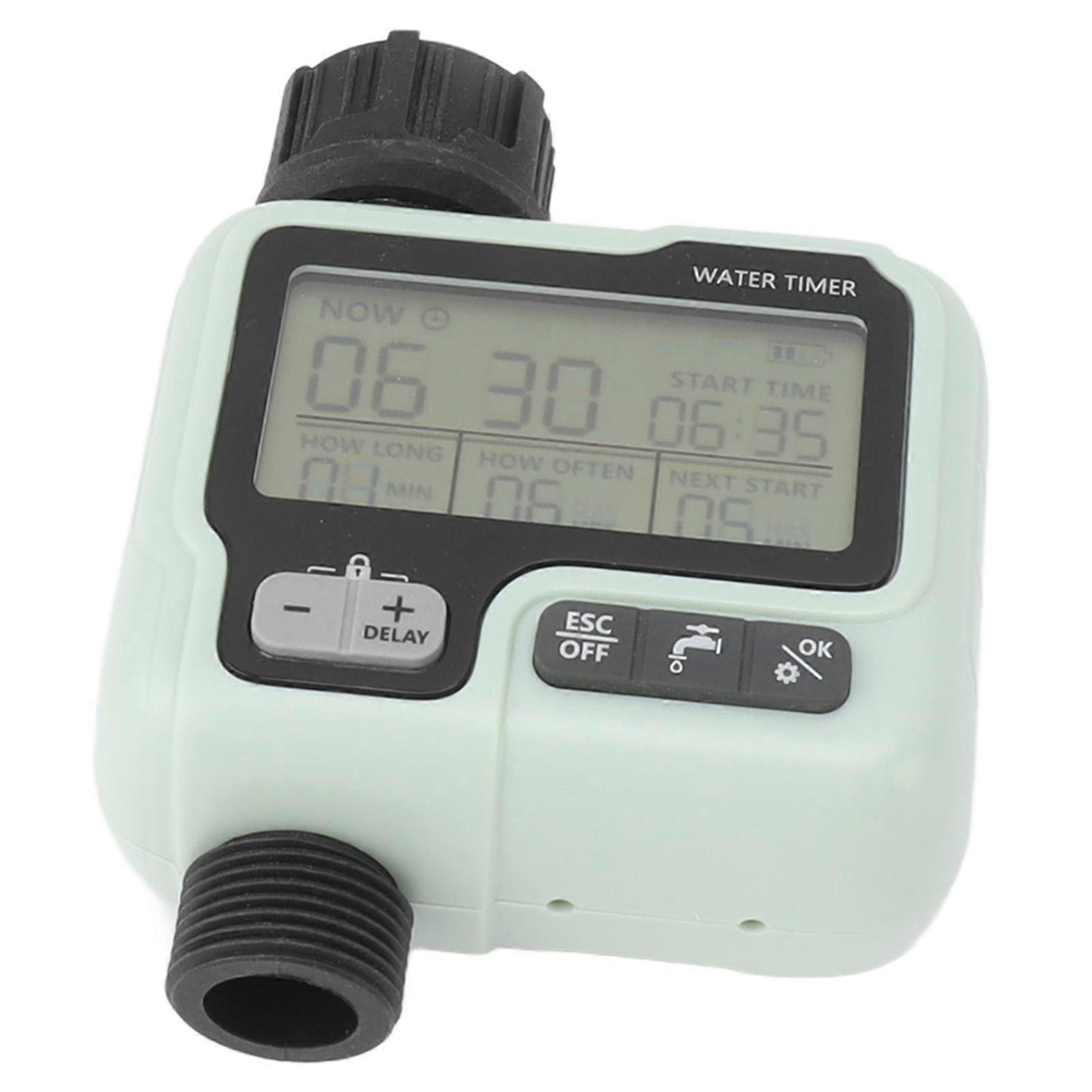 Sprinkler Timer Automatic Watering Delay Manual Programmable Water Timer for Outdoor Garden Yard Lawn