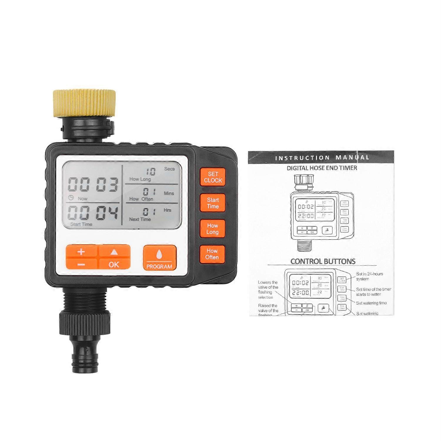Digital Water Timer Programmable Outdoor Single Outlet Automatic On Off Water Faucet Hose Timer